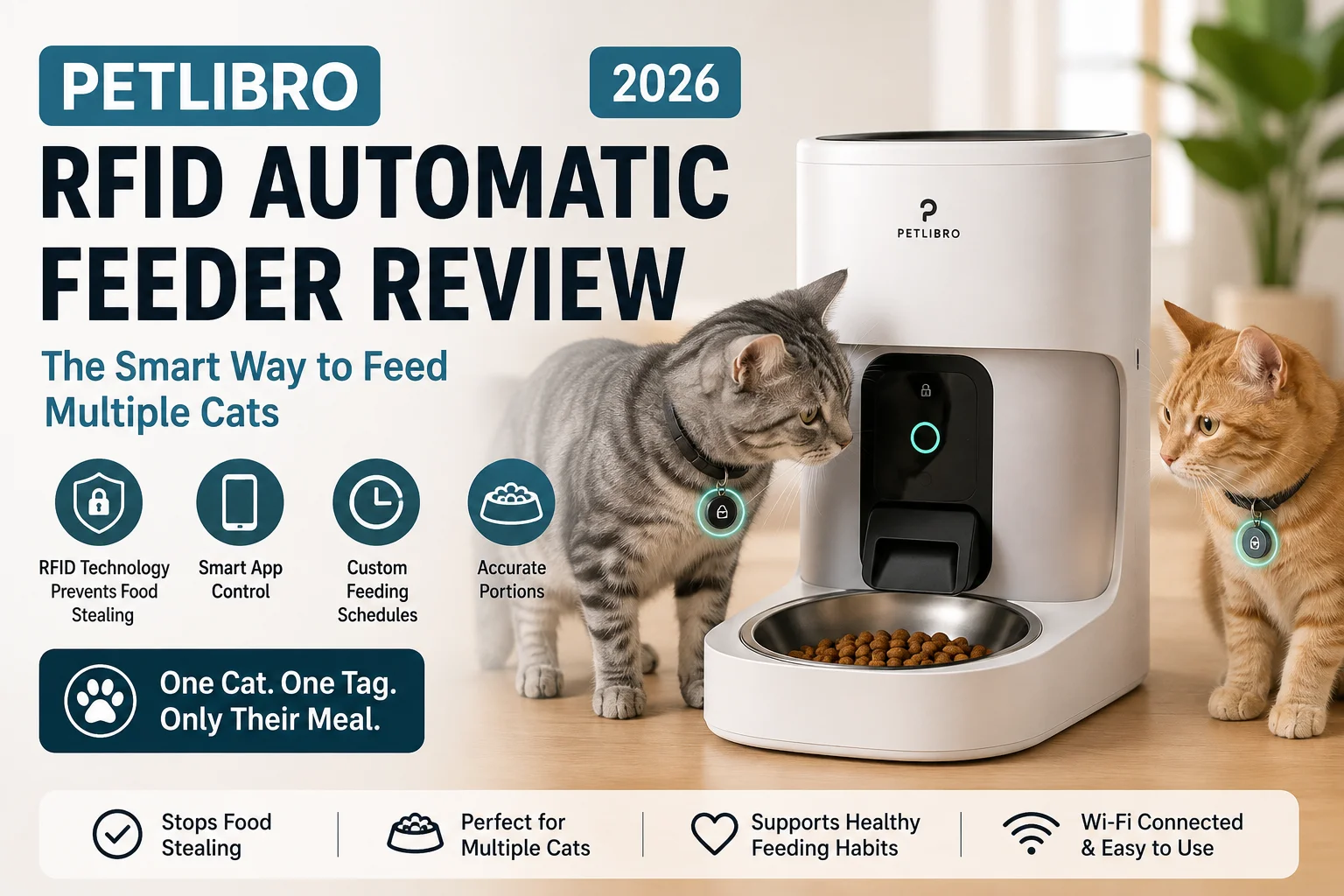 Petlibro RFID Automatic Cat Feeder 2026 Review